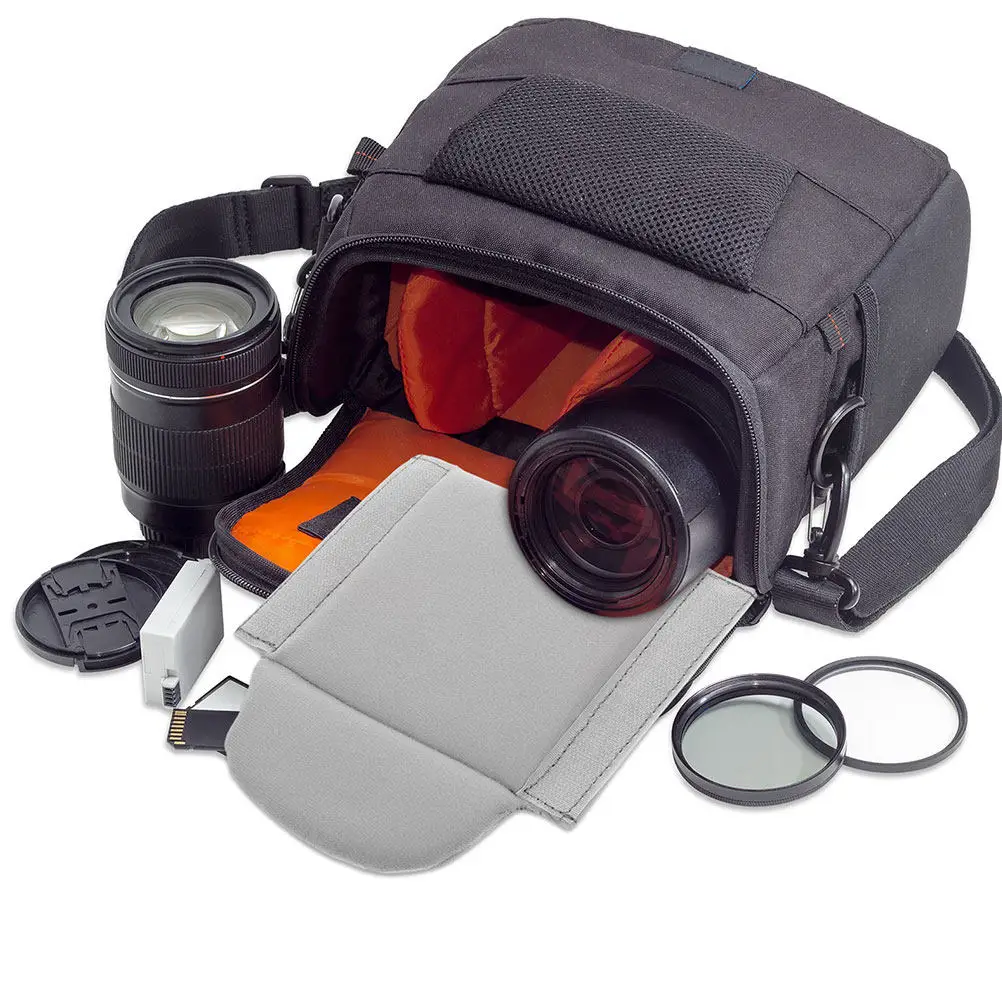 4Pcs Camera Bag Interior Padded Dividers Adjustable Shockproof Organizer for Dslr Mirrorless Cameras Lenses Protection Portable