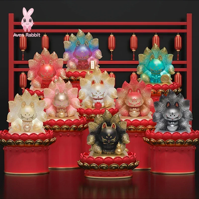 Ancient Nine Fox Fairy Series 3 Blind Box Toys Mystery Box Mistery Caixa Misteriosa Caja Action Figure Cute Model Birthday Gift