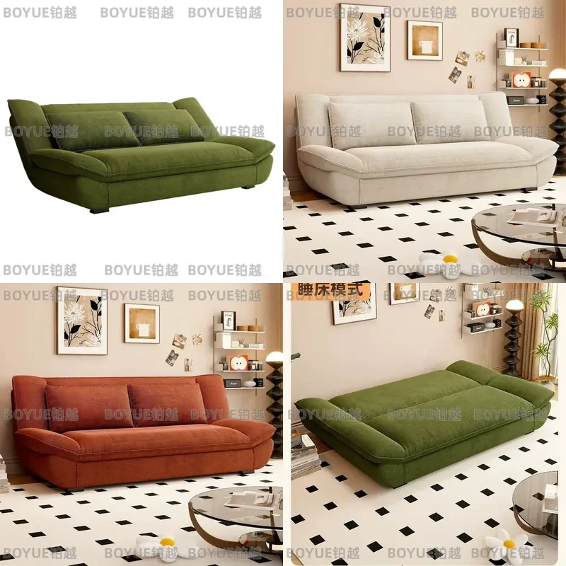 Multifunctional Folding Sofa Bed Convertible Sleeper Couch for Living Room Bedroom Single Double Lounge Furniture