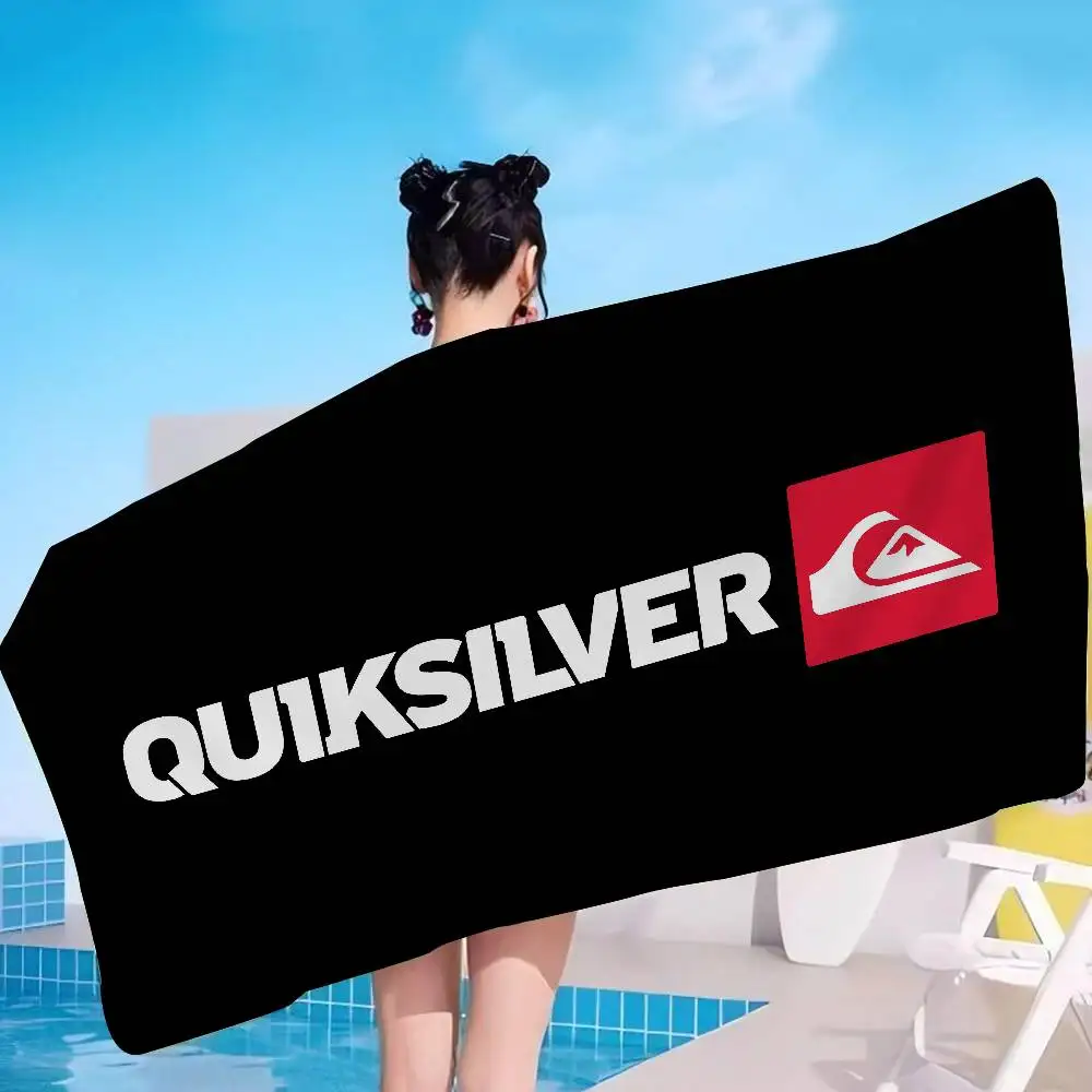 Brand Q-Quiksilver Fashion Microfiber Beach Towel Absorbent Quick dry Soft Yoga Swimming Resort Mountain Climbing Towel