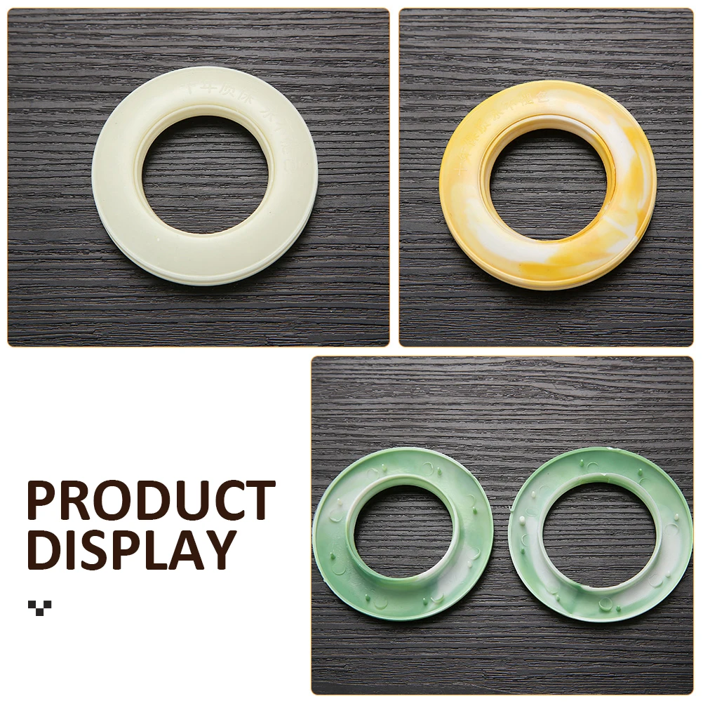 

50pcs Curtain Curtain Rings Buckles Clip Thumb Accessories Plastic Hanging Tools Smooth Slide Curtains Decor Hardware
