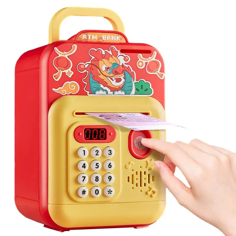 

Money Box Coin Cash Code Lock Electronic Money Box Electronic Mini ATM Cash Coin Safe Money Bank For Kids Children Boys Girls