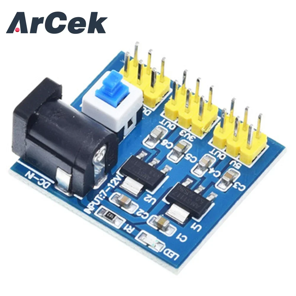 3.3V 5V 12V Multi Output Voltage Conversion DC-DC 12V to 3.3V 5V 12V Power Module