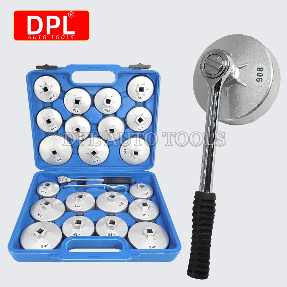 23 قطعة/المجموعة سيارة غطاء مرشح زيت إزالة وجع مجموعة مقابس 1/2 "12.5 مللي متر اسئلة المفك سيارة اليد مع حالة أداة إزالة السيارات