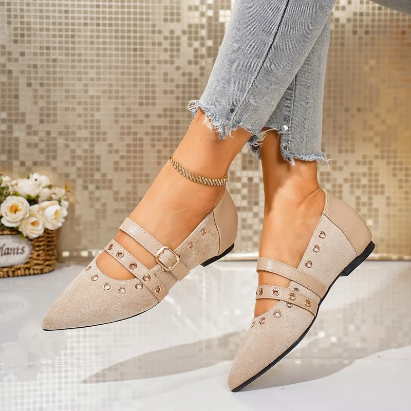 

Новые универсальные женские туфли Мэри Джейн с низким каблуком, удобные, во французском винтажном стиле, с острым носком, не утомляющие ноги