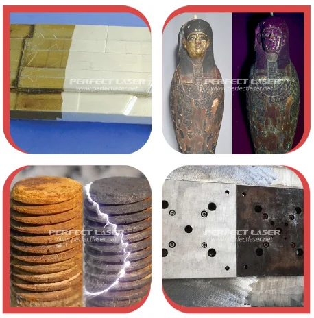 r Rostentfernung alter Farb- und Reifenformen. Der perfekte handgehaltene gepulste Rostentferner für