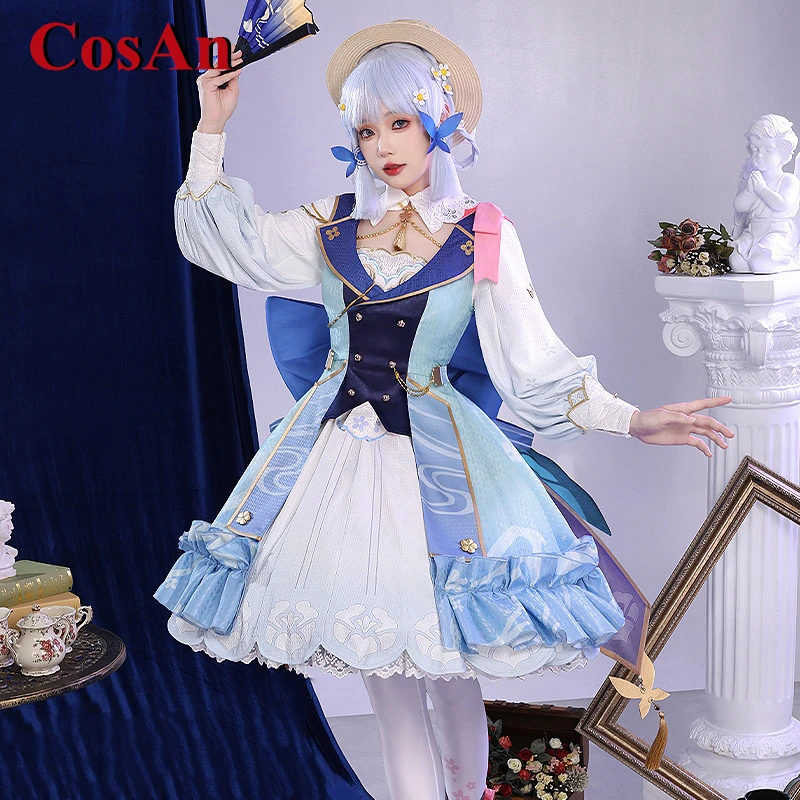 

CosAn Game Genshin Impact Kamisato Ayaka Косплей Костюм милое великолепное официальное платье для вечеринки