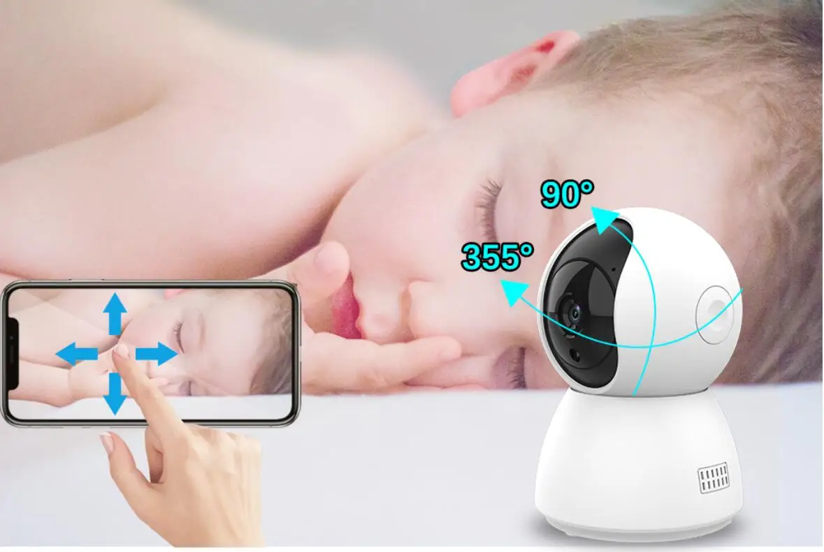 

2MP 1080P Tuya Smart Life AI Humanoid Motion Detection Wireless PTZ IP Dome Camera Intercom Baby Monitor