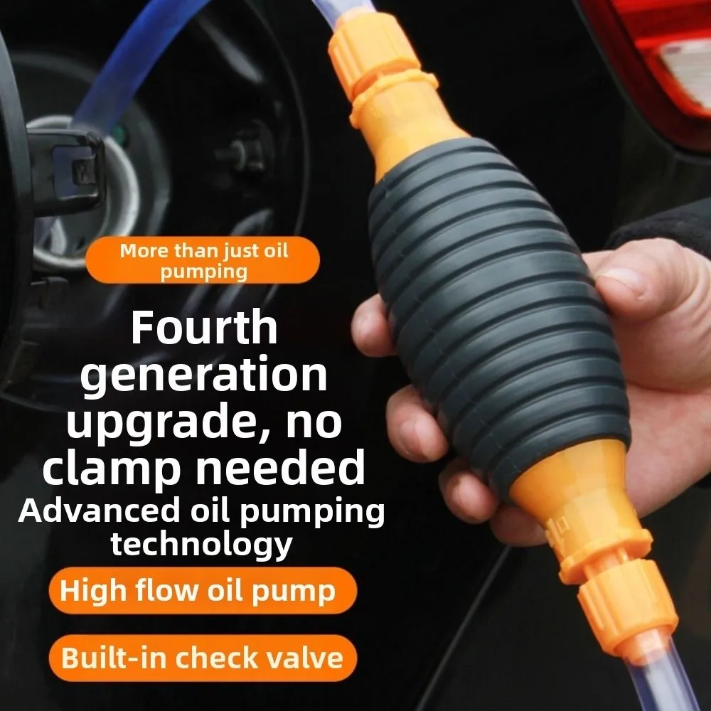 Easy To Use Universal Manual Fuel Pump Safe Portable Hand Gas Oil Pump Multifunctional Anti-leakage Fuel Transfer Pump Water