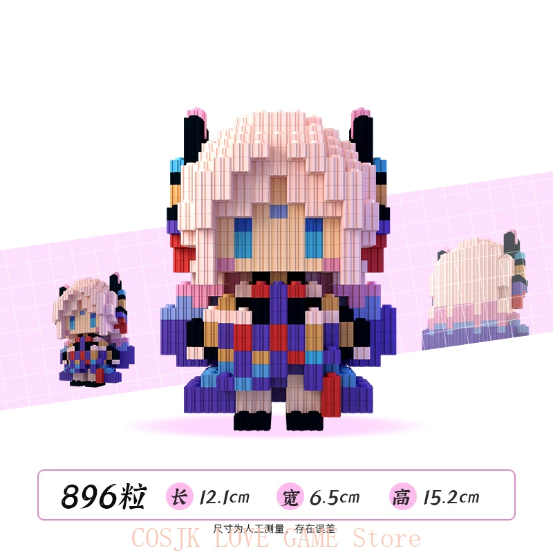 Anime Genshin Impact Kachina Mualani Kinich Mavuika Iansan Cosplay Garage Kits Figurka Model Złożony Ręcznie Robiony Model Prezent