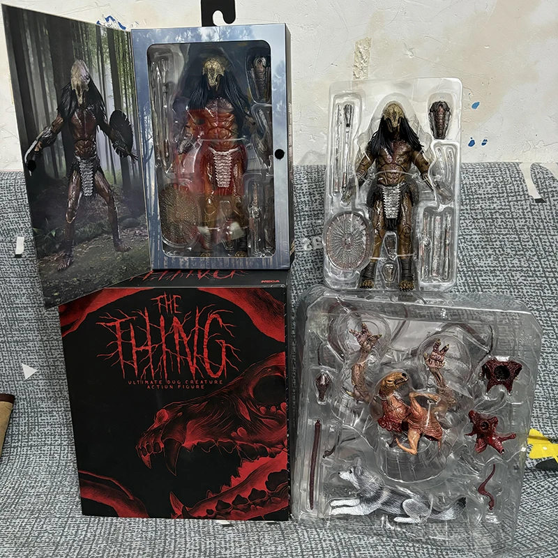 NECA Prey Ultimate Feral Predator 7inch Scale Action Figure The Thing Deluxe Ultimate Dog Creature Figure Collectible Model Toys