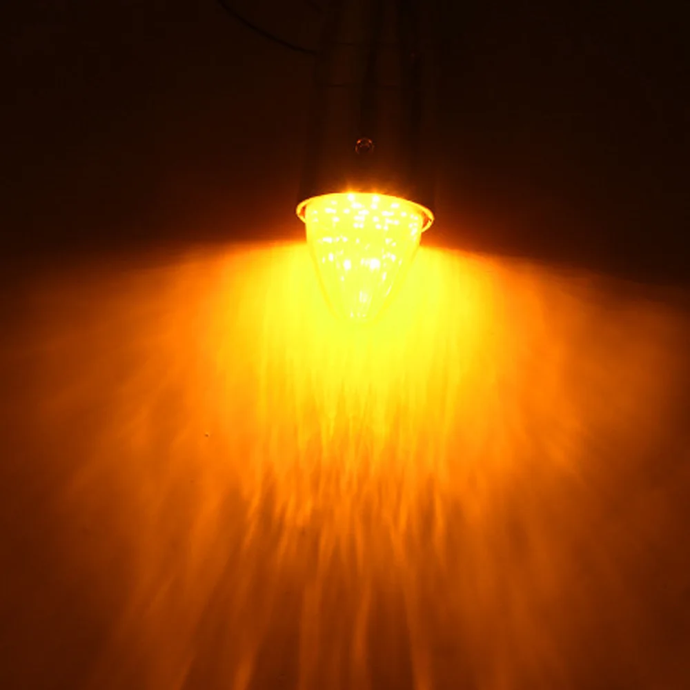 1 قطعة 12 فولت 24 فولت 18LED غطاء أصفر ضوء أصفر مطلي قذيفة سقف شريط إضاءة حصيرة مناسبة لشاحنات بيك اب وسيارات الشحن