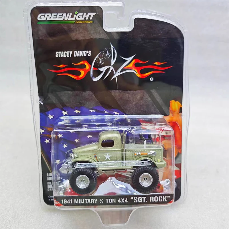 Greenlight 1:64 Military Truck GT-R NISMO GT3 Test Car Camaro Leticia Hughes Series Diecast Model Alloy Car Child Christmas Gift