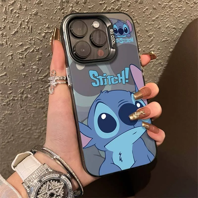 NEW Stitch Big Eye Cute Phone Case For iPhone 16 15 14 12 13 11 Pro Max XR XS MAX 7 8 Plus Shockproof Y2K Cartoon Lovely Cover