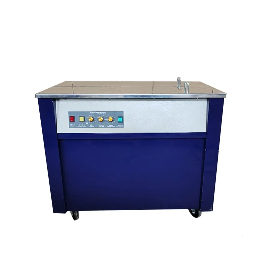 

Packaging Machine PP Packaging Belt Pure Copper Double Motor Automatic Hot Melting 220v Binding Machine