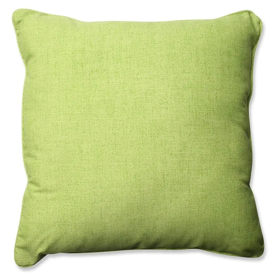 

Solid Indoor Outdoor Floor Pillow Plush Fill, Weather and Fade Resistant, Floor 25 x 25, Green,