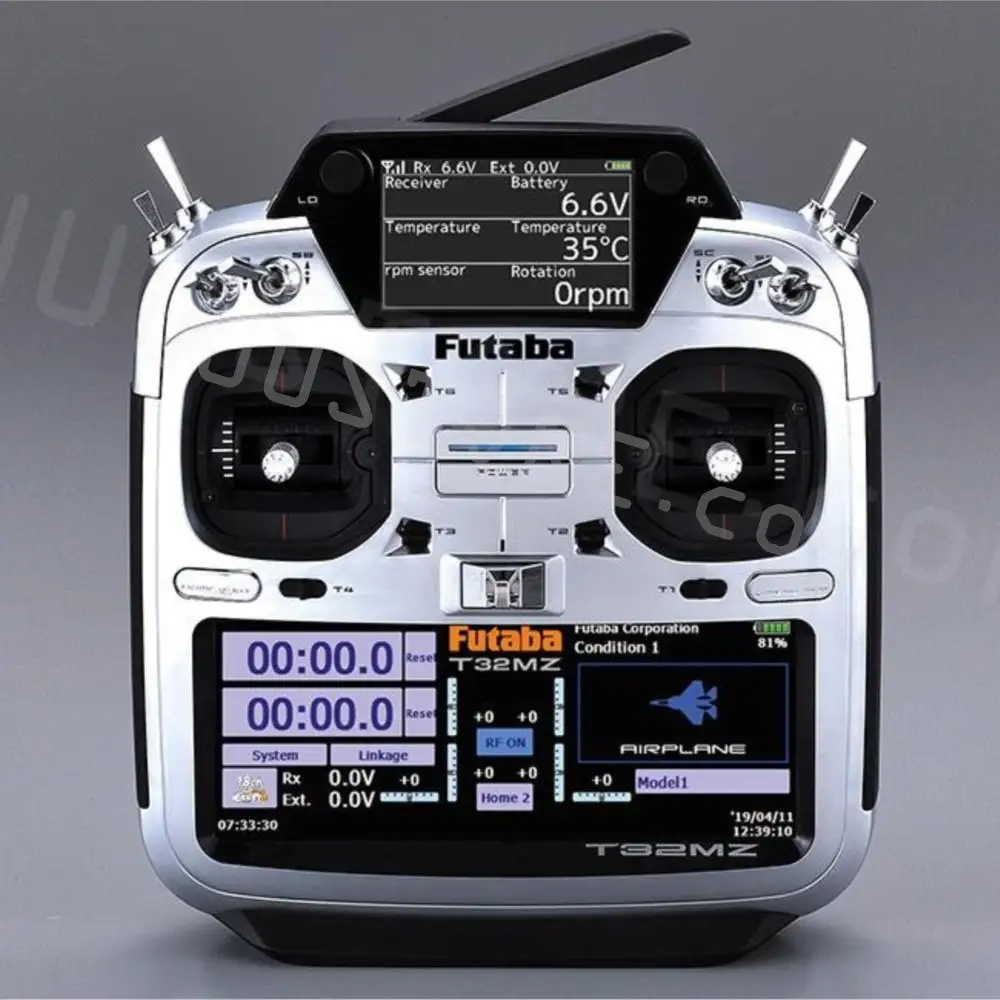 Futaba 32MZ 2.4GHz FASSTest 18 Channel Radio System (Heli) w/R7108SB Receiver for helicopter Airplane Glider Drone RC Model