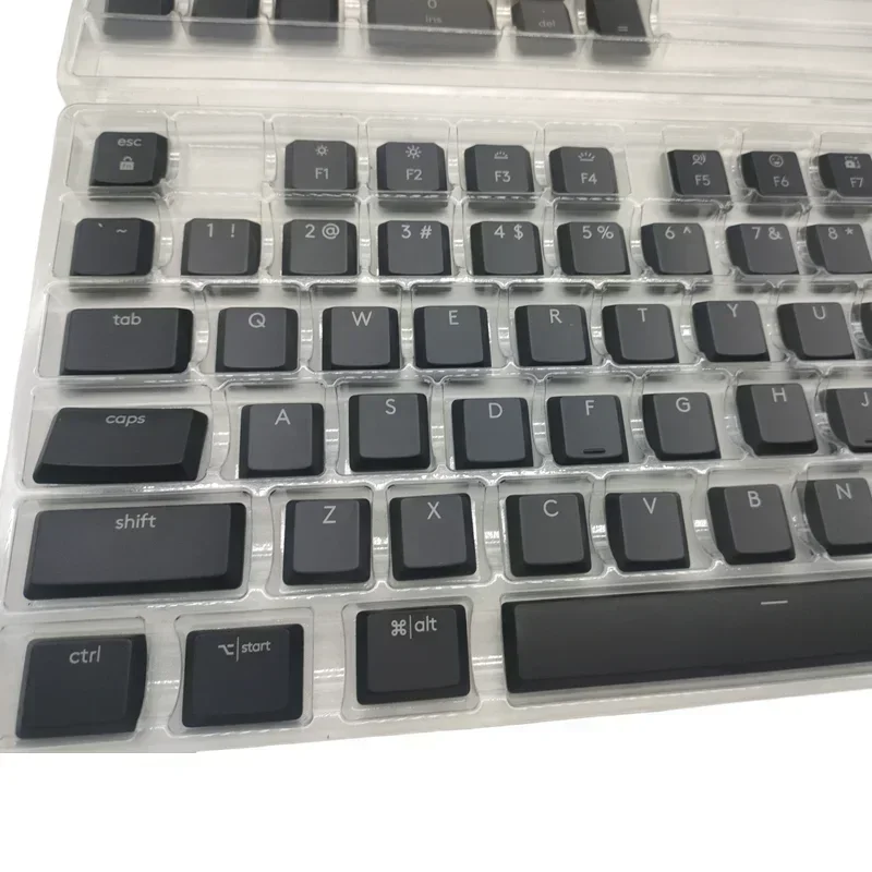 A full set Keycaps for Logitech MX Mechanical Keyboard Graphite ash 110keys