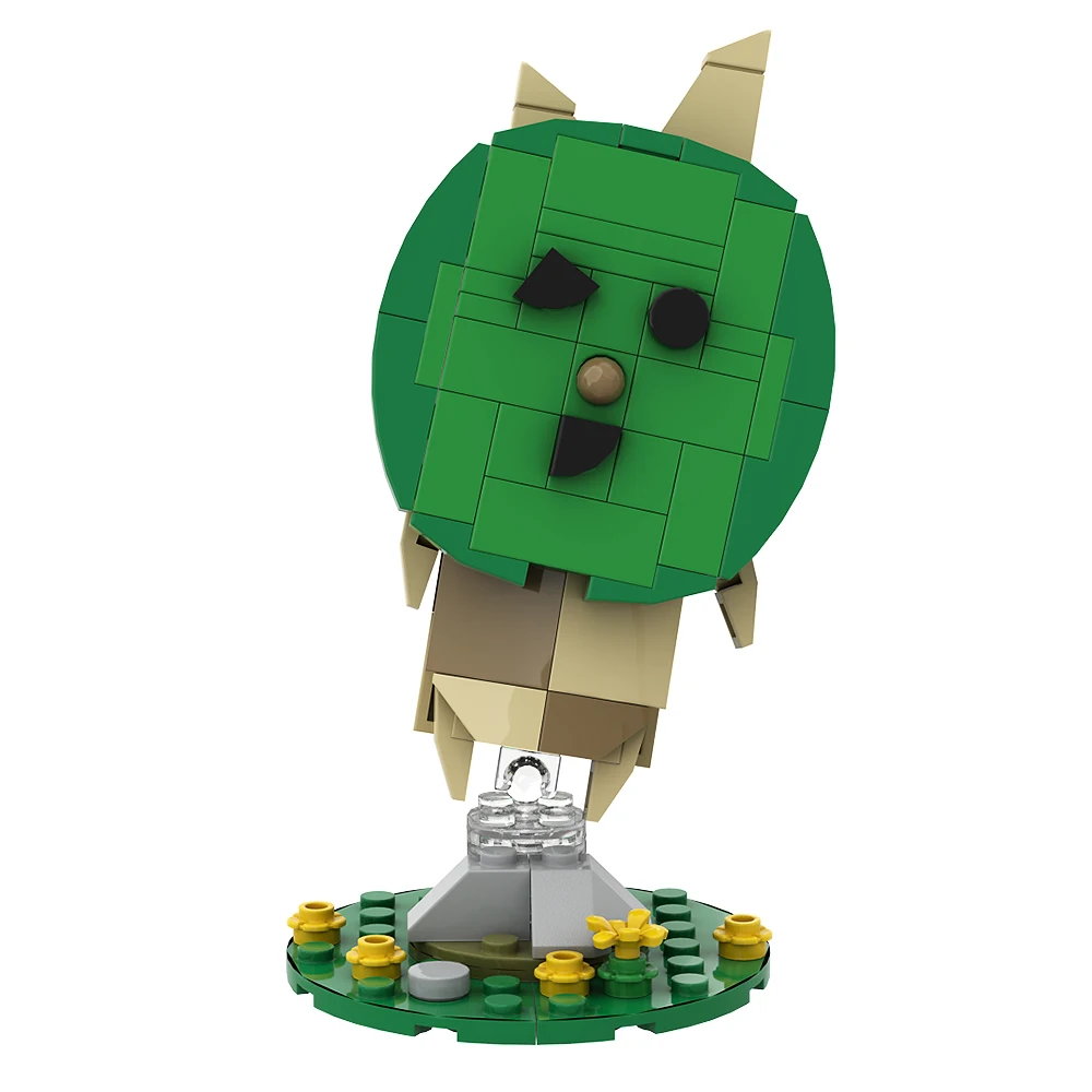 ชุดตัวต่อเกม gobicks Moc zeldaed yahaha korok brickheadz แบบอิฐ zeldaed ชุดบล็อกตัวต่อลายซากปรักหักพังสำหรับเป็นของขวัญ