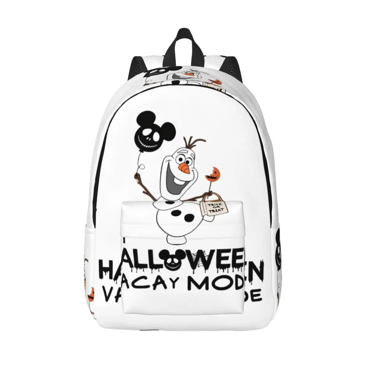 

Olaf Halloween Frozen Backpack for Men Women Casual Student Hiking Travel Daypack Laptop Computer Canvas Bags Gift
