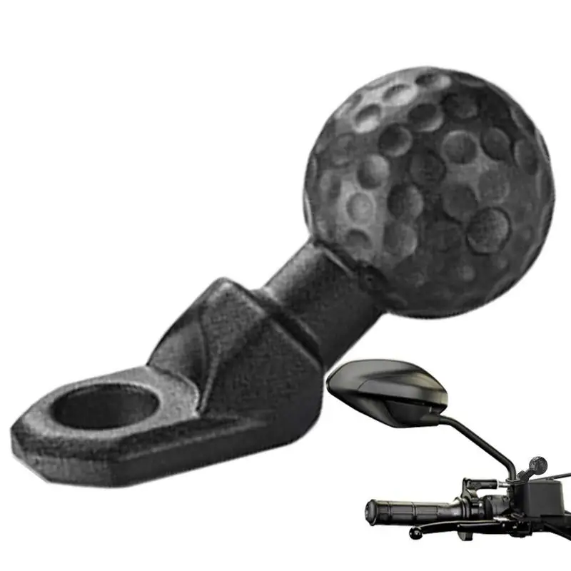 Motorcycle Phone Holder Angled Head Adapter Ball Base Angled Shock Absorbing Sturdy Alloy Ball Base Cycling Accessories for Bike