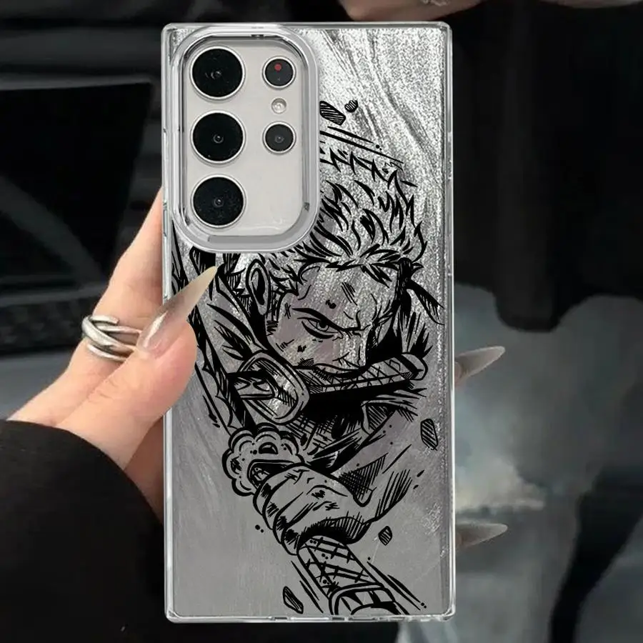 One P-Piece Z-Zoro Phone Case for Samsung Galaxy S20 FE S22 Plus S24Ultra S21+ S25 Ultra S20 FE S21 S23 Soft Cover