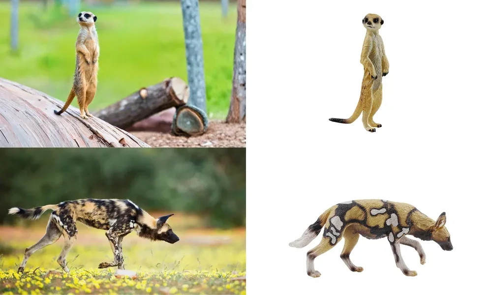 Toymany Simulationsmodell eines Raubtier-Tiers, Miniaturfiguren, Puppen, Actionfiguren, Spielzeug, Kindergeschenk, Tortendekoration – Detail 10