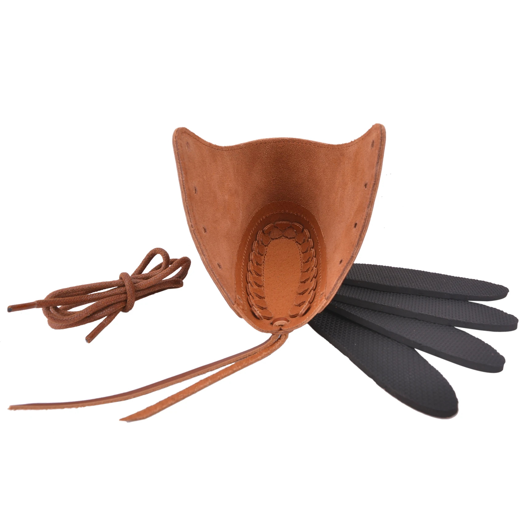 Imagem -06 - Wayne Dog-full Grain Leather Rifle e Shotgun Recoil Pad Capa de Caça Extensões Cheek Pad Marrom e Preto Novo