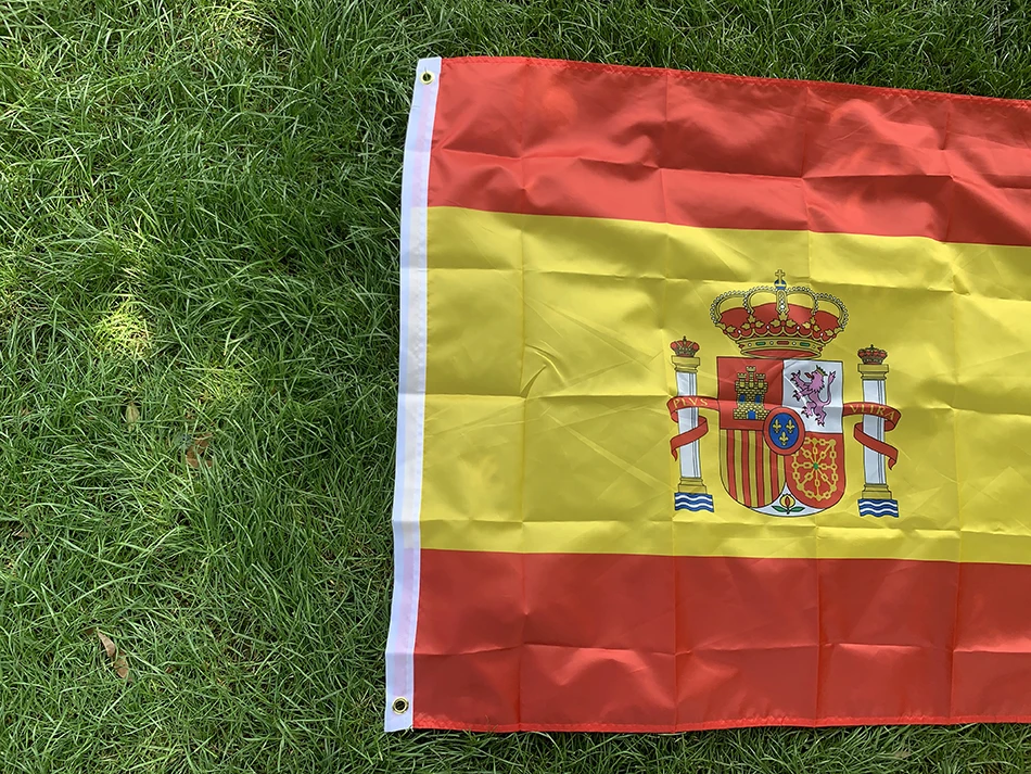 Spain National Flag 60x90cm 90x150cm Polyester No Fade ESP ES Espana Spanish Flag Banner for Celebration big flags free shipping