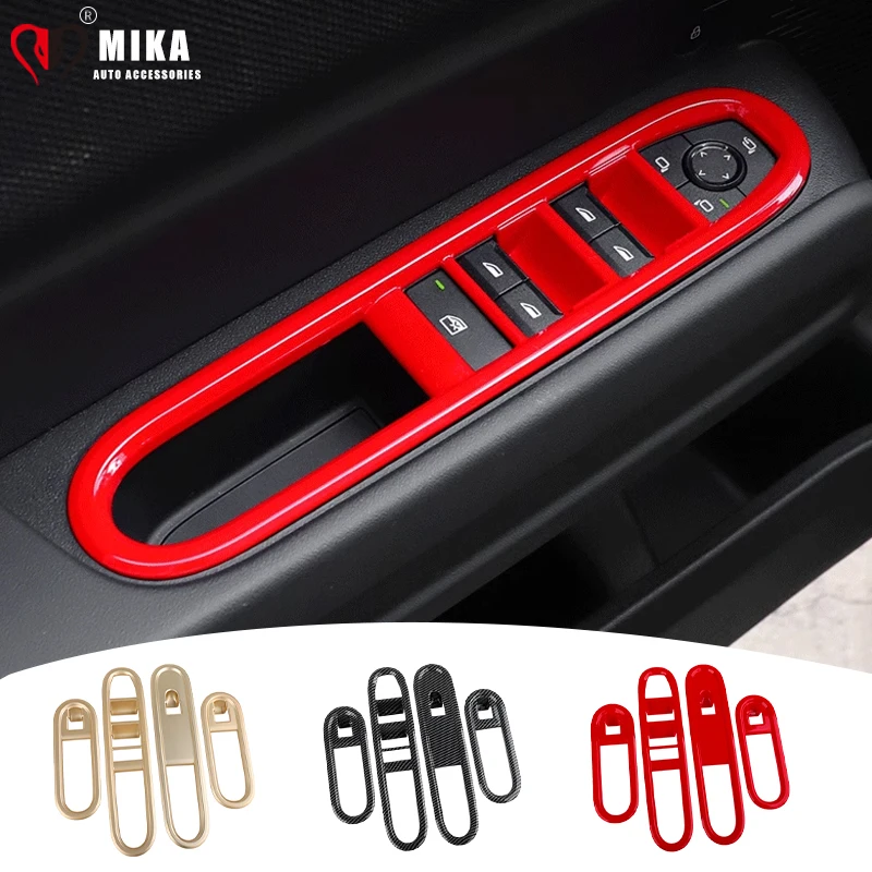 ABS Window Lift Switch Panel Frame Cover For Mini Countryman U25 F65 2024 2025 Interior Decorative Trim Car Accessories