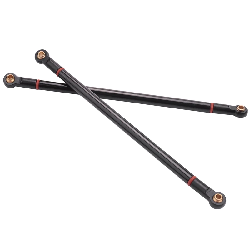 8Pcs/Lot Metal Link Rod 313MM Wheelbase Suit For Axial SCX10 1/10 RC Crawler Car Parts image 2