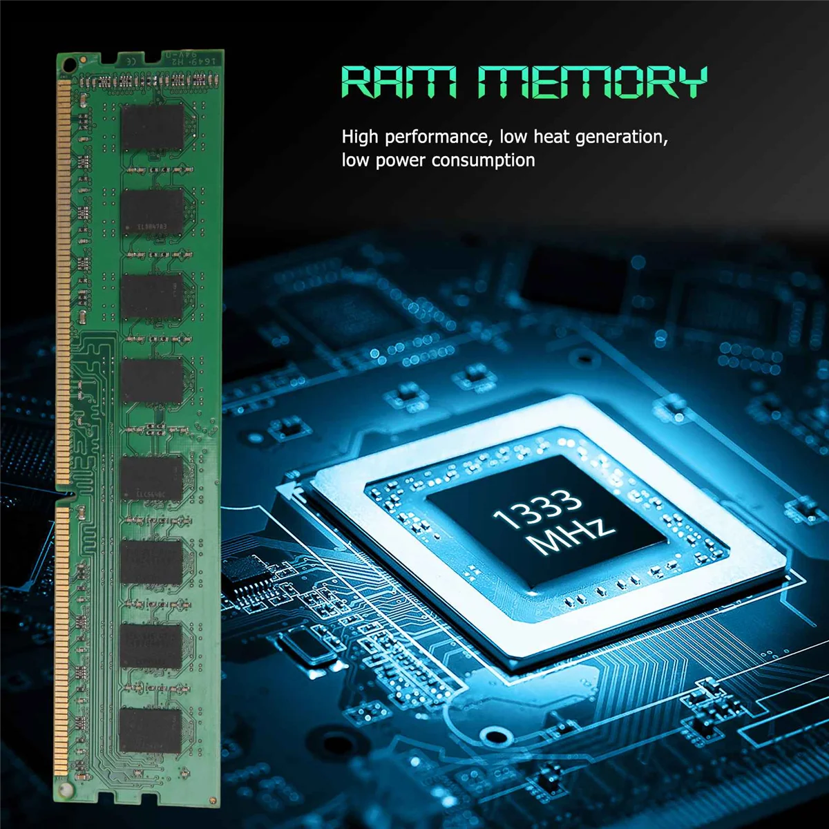 DDR3 4G RAM Memory 1333Mhz 240 Pins Desktop Memory PC3-10600 DIMM RAM Memoria for AMD Dedicated Memory