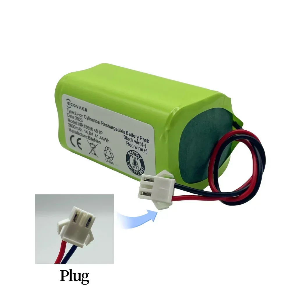 🌈🌈2026 14.8V 2.8Ah/4.8/6.8Ah Vacuum Cleaner Robot Battery INR18650 M26-4S1P, Mamibot EXVAC660, DEXP MMB-300, Gutrend Fusion 15