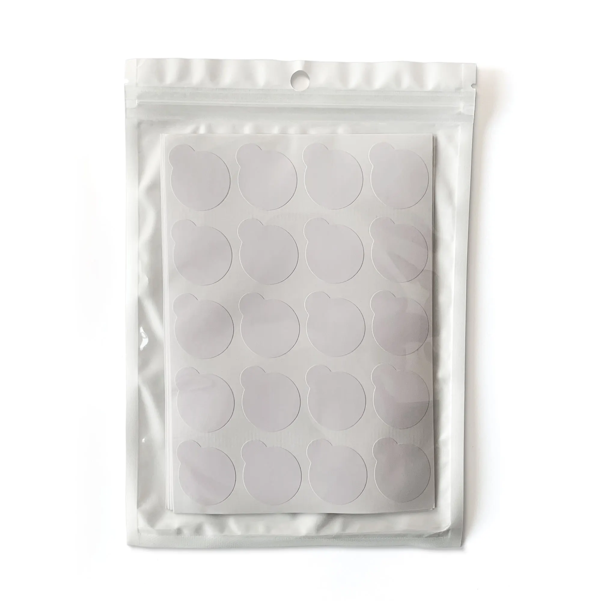 300/200Pcs Eyelash Glue Holder Foil Pallet Eyelash Extension Glue Pads Lashes Stickers Eyelash Jade Stone Pads