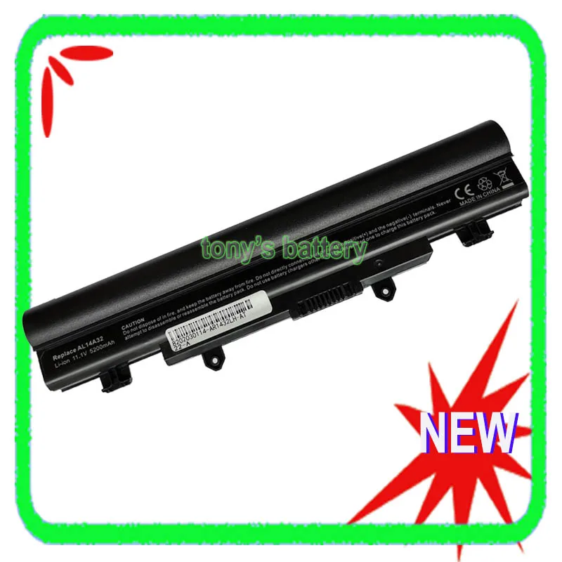 Batería de 6 Celdas para Portátil Acer Aspire E5-411 E5-471 E5-471G E5-531 E5-511P Extensa 2509 2510 2510G TravelMate P276 P256-M
