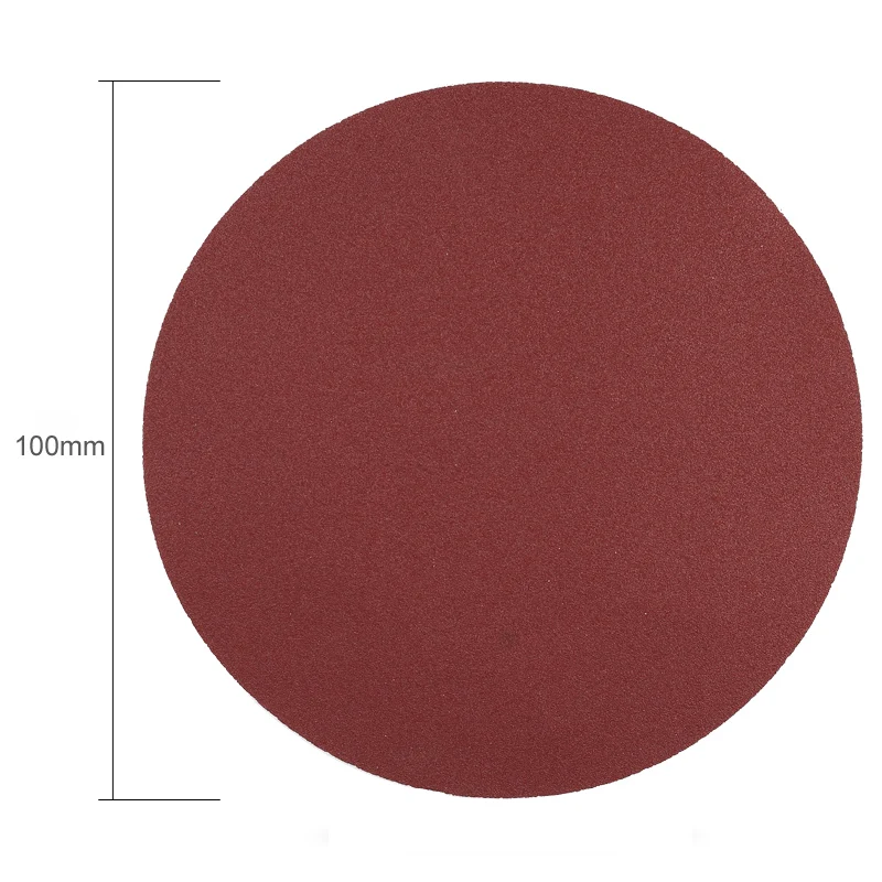 10 قطعة 100 مللي متر الرملي القرص 60-1000 حصى الصنفرة عجلة تلميع هوك وحلقة دعم منصات ل مطحنة الحفر الكهربائية أدوات دوارة