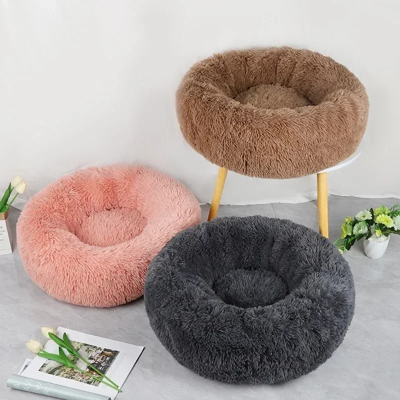 Winter Plush Cat Bed Breathable Pet Stuffed Cushion Washable Dog Nest Soft Pet Sleeping Cushion Dog Supplies Cat Accessories image 5