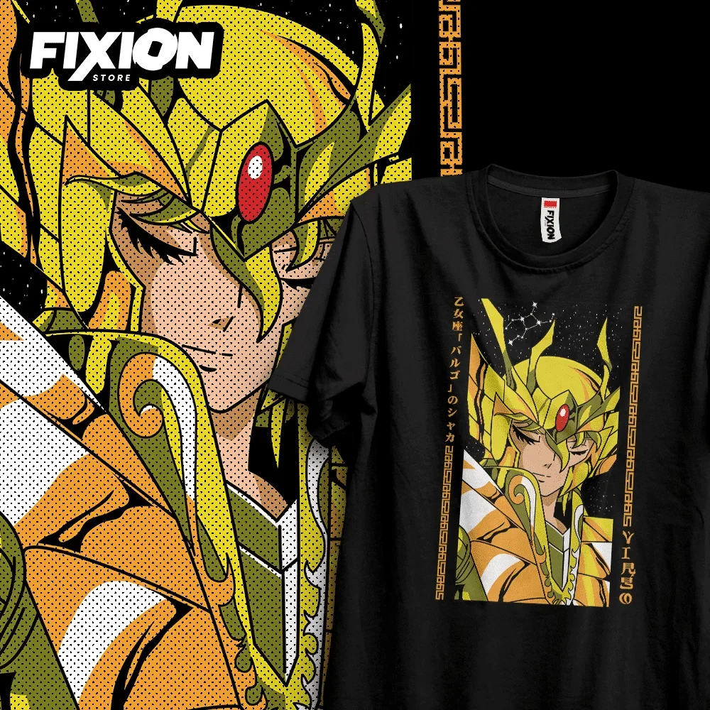 T-shirt For Anime Saint Seiya –  Abril – [Negra] #22 Mange Tee