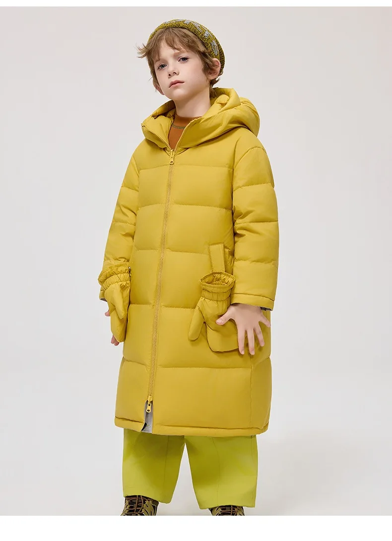 Winter Neue kinder Windjacke Unten Jacke Mode Mit Kapuze Winddicht Wasserdichte Oberbekleidung Jungen Mädchen Warme Mäntel A4820 – Detail 13