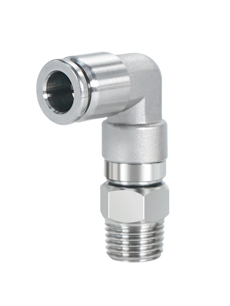 304 Stainless Steel High-Temperature Corrosion-Resistant 360 Degree High-Speed Rotary Joint KSL6 KSH8 PL12 Fittings for