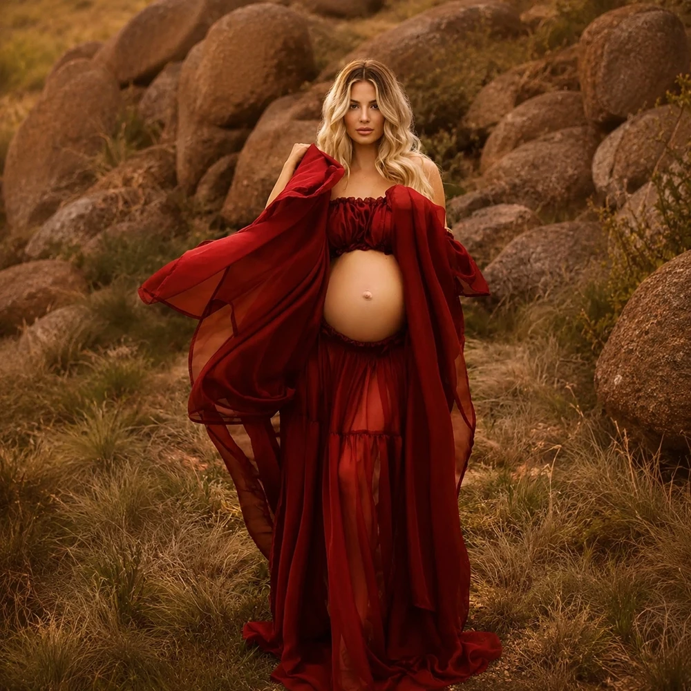 accesorios-para-fotografia-de-maternidad-conjunto-de-2-piezas-top-corto-con-hombros-descubiertos-falda-larga-con-abertura-alta-vestido-de-embarazo-para-sesion-de-fotos-en-estudio-vestido-de-maternidad