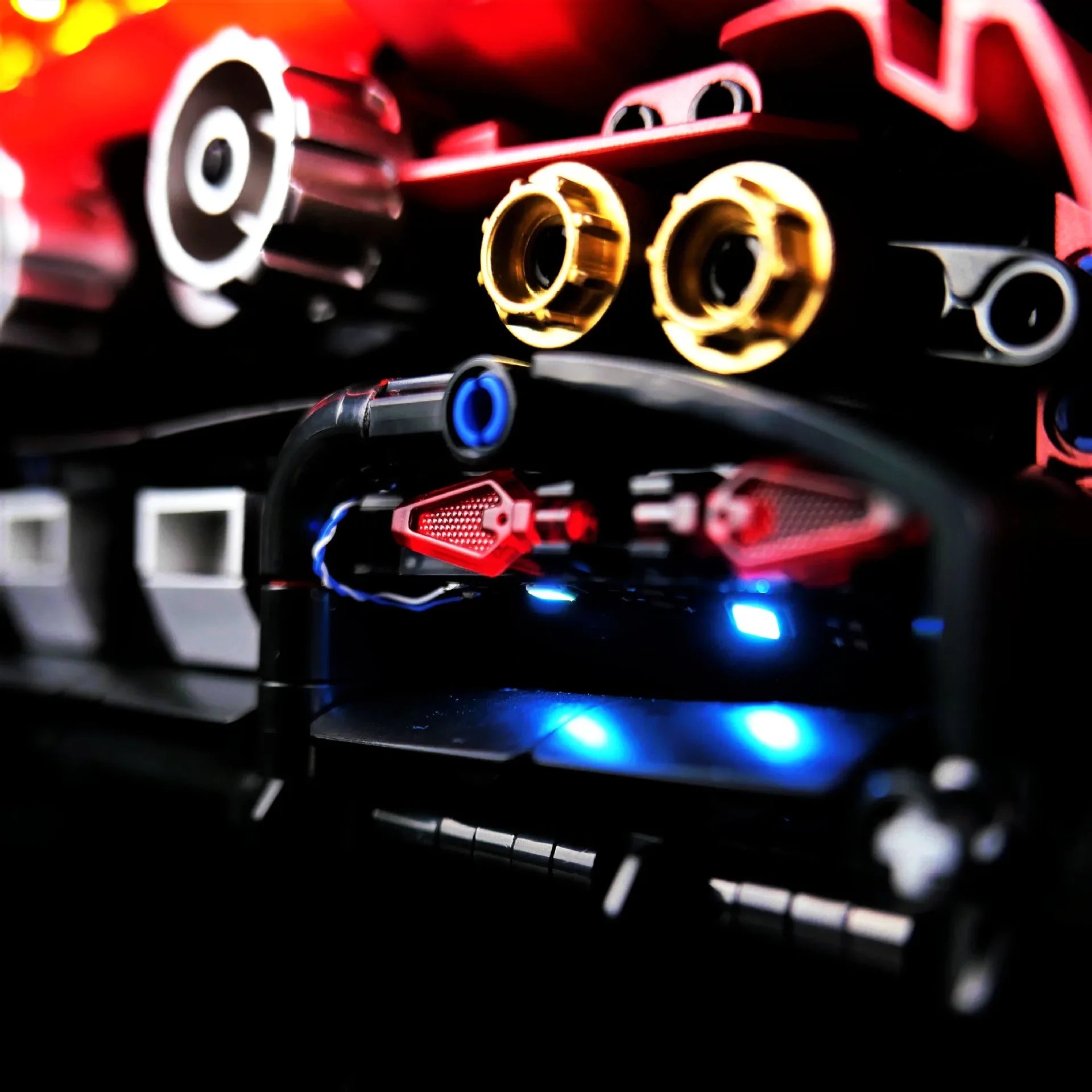 DIY RC LED ライトキット レゴ 10623 テクニカルスポーツカー用 (LED ライトのみ、ブロックモデルなし)