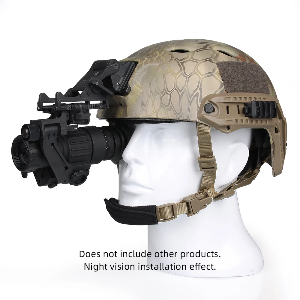 

Tactical PVS-14 Night Vision IR Attachable Helmet Monocular Scope PVS 14 Two Types of J-arm For Hunting HS27-0008