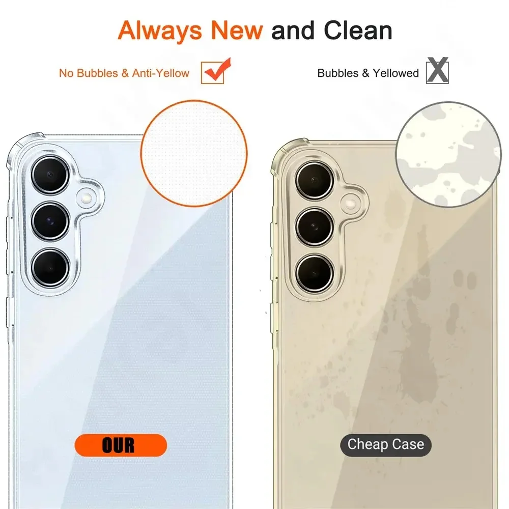 Air-กระเป๋าซิลิโคนกันกระแทกสําหรับSamsung Galaxy A12 A32 A42 A52 A03 A23 A53 A24 A34 A54 A05 A25 a55 4G 5Gปกหลัง