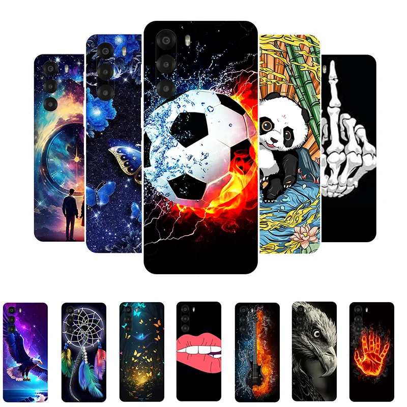 Funda de silicona TPU suave con diseño de fútbol para Moto G Stylus 5G 2025, cubierta trasera para Motorola Moto G Stylus 5G 2025