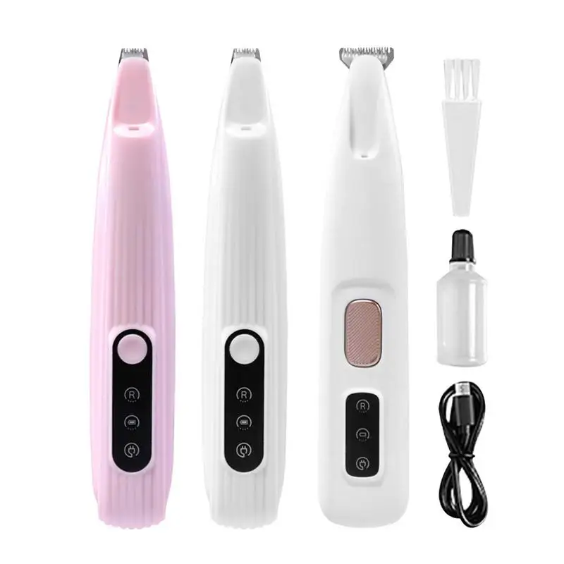 Portable Dog Shaver Electric Clippers Led Lighting Quiet Dog Shaver Clippers for Cat Kitten Dog Puppy Pets Nail Grooming Tools