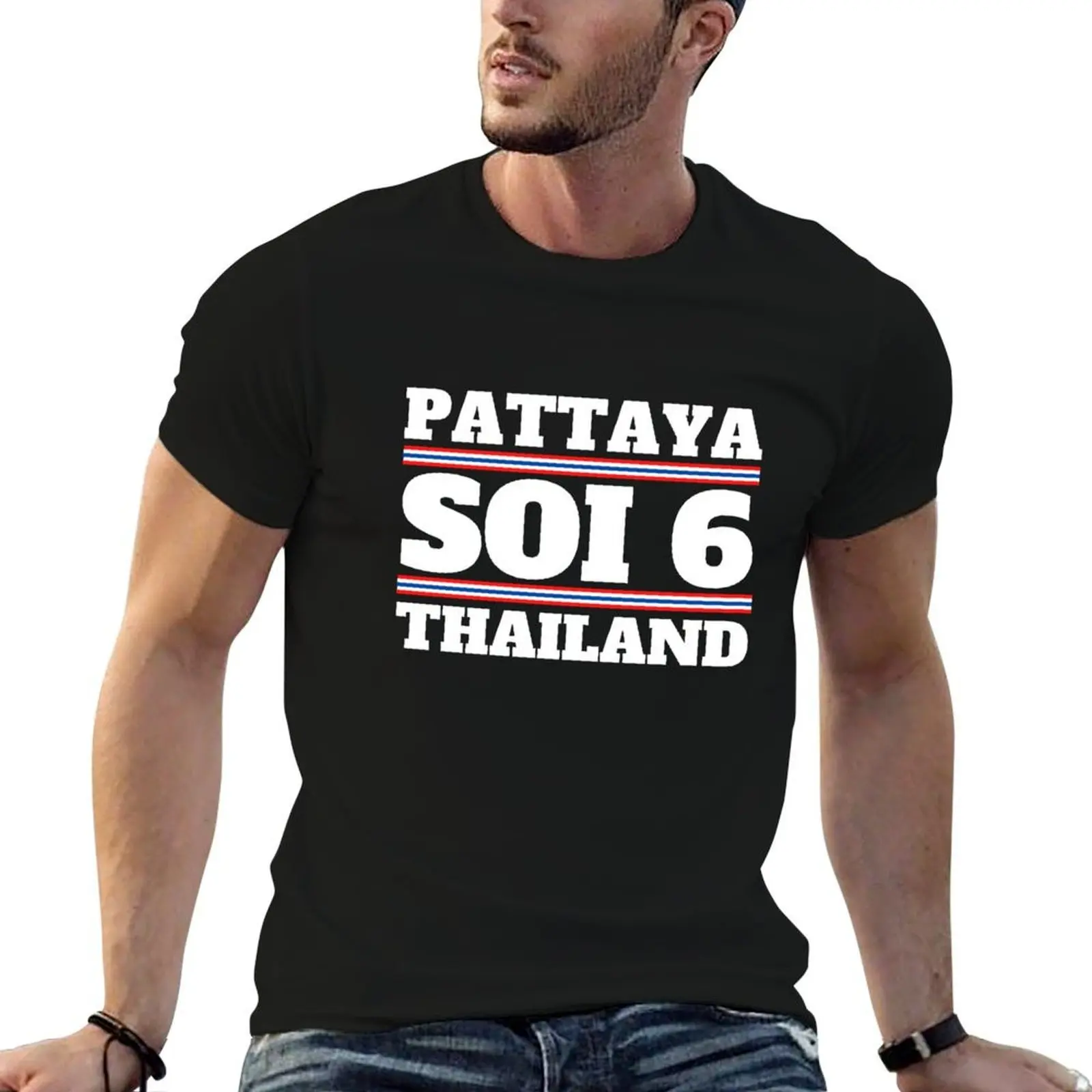 

Pattaya Soi 6 T-Shirt man tshirt t shirt man luxury T-Shirt