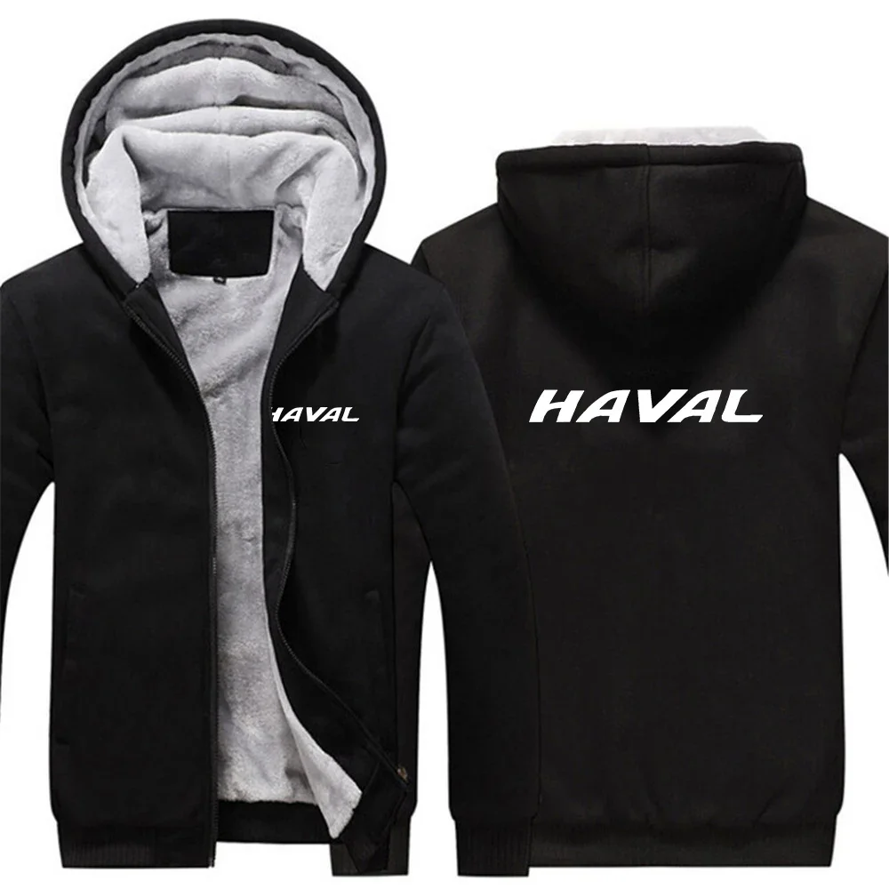 2024 New Haval Spring and Autumn Thicken Print Hoodies Warm Men's Waterproof Windproof Outdoor Jacket Comfortable Versatile Coat