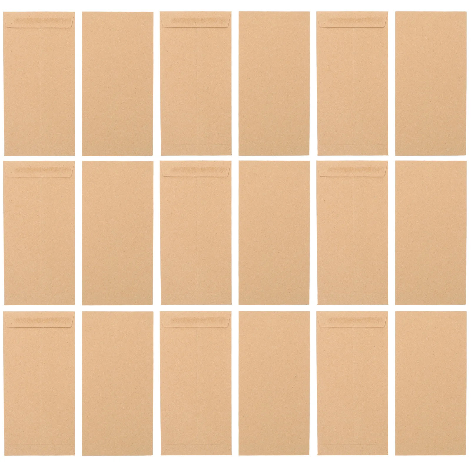 

60pcs Multipurpose Envelopes 6X3 Inch Kraft Paper Money Envelopes For Budgeting Greeting Card Invitation Postcards Mailing