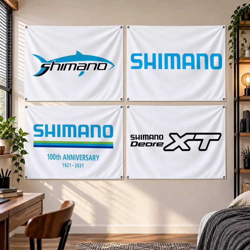 Brand Shimano Flags Flag Suitable For Party Club Outdoor Interior Wall Decoration Banner Fans Gift